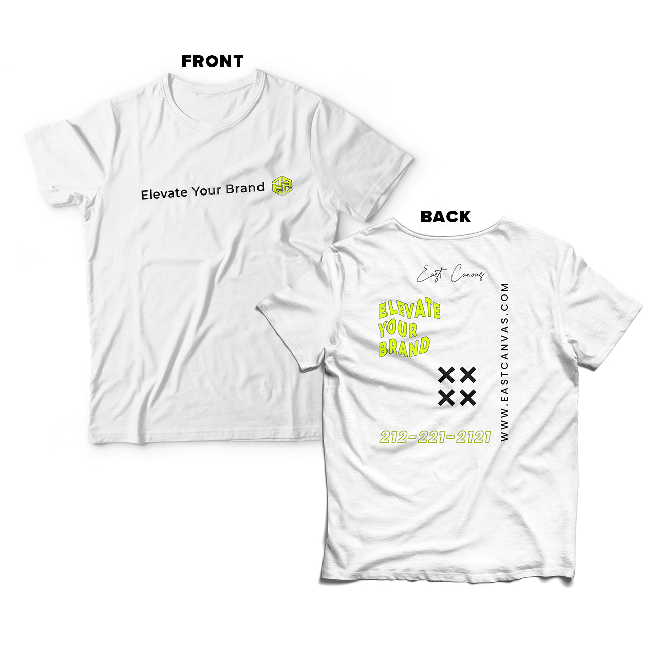 East Canvas | 100% Cotton Unisex Custom T-shirt