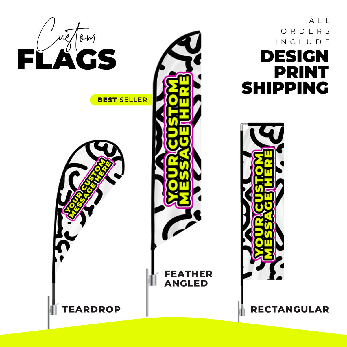 East Canvas Custom Promotional Flags in Tampa 4