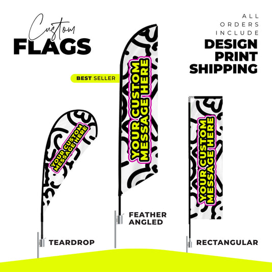 East Canvas Custom Promotional Flags in Tampa 4